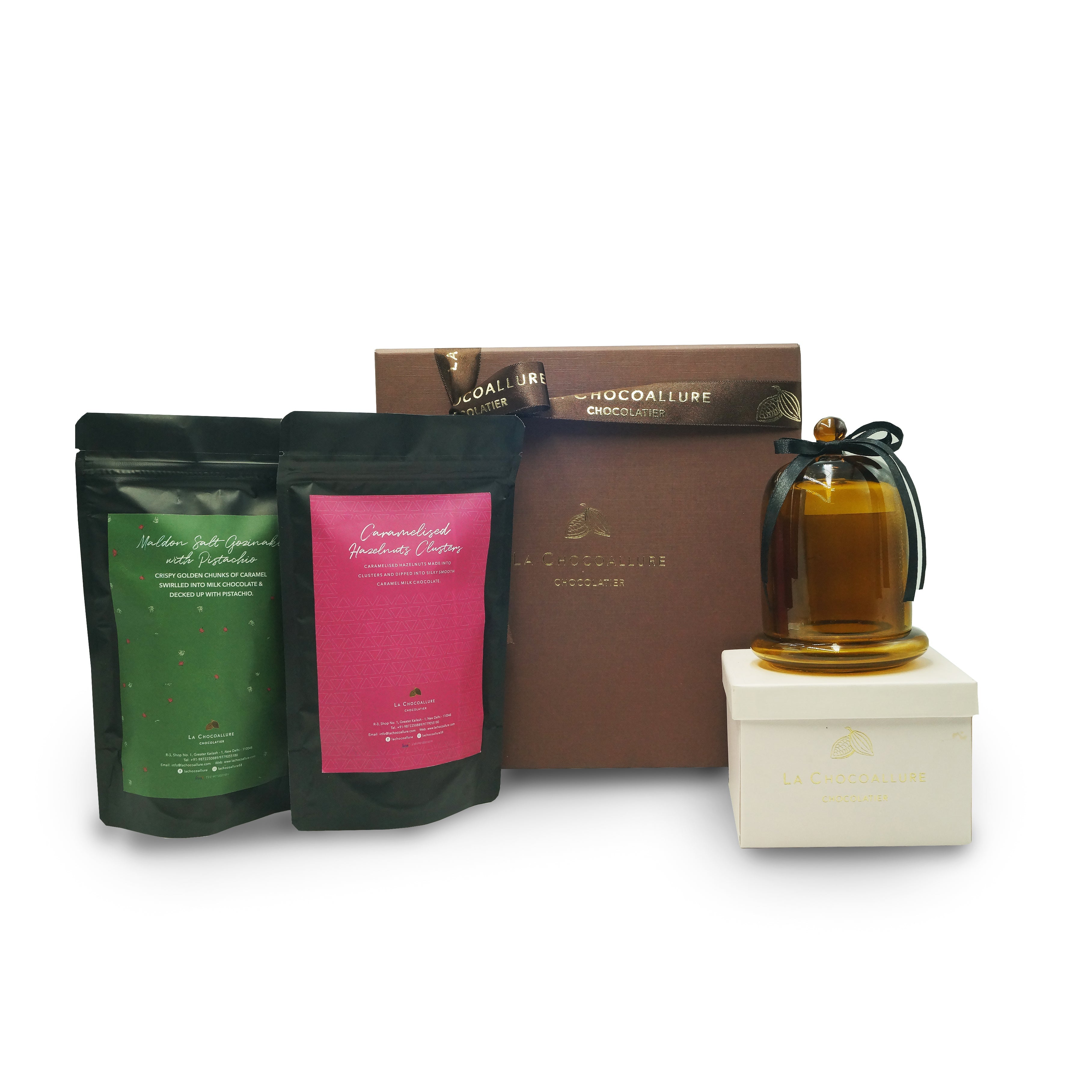 Amber Caramel Chocolate Gift Hamper Box
