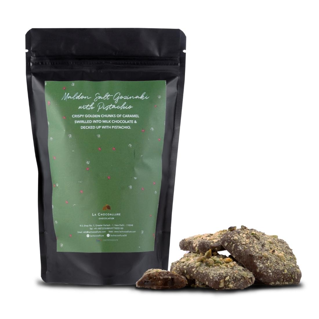 MALDON SALT GOZINAKI WITH PISTACHIO