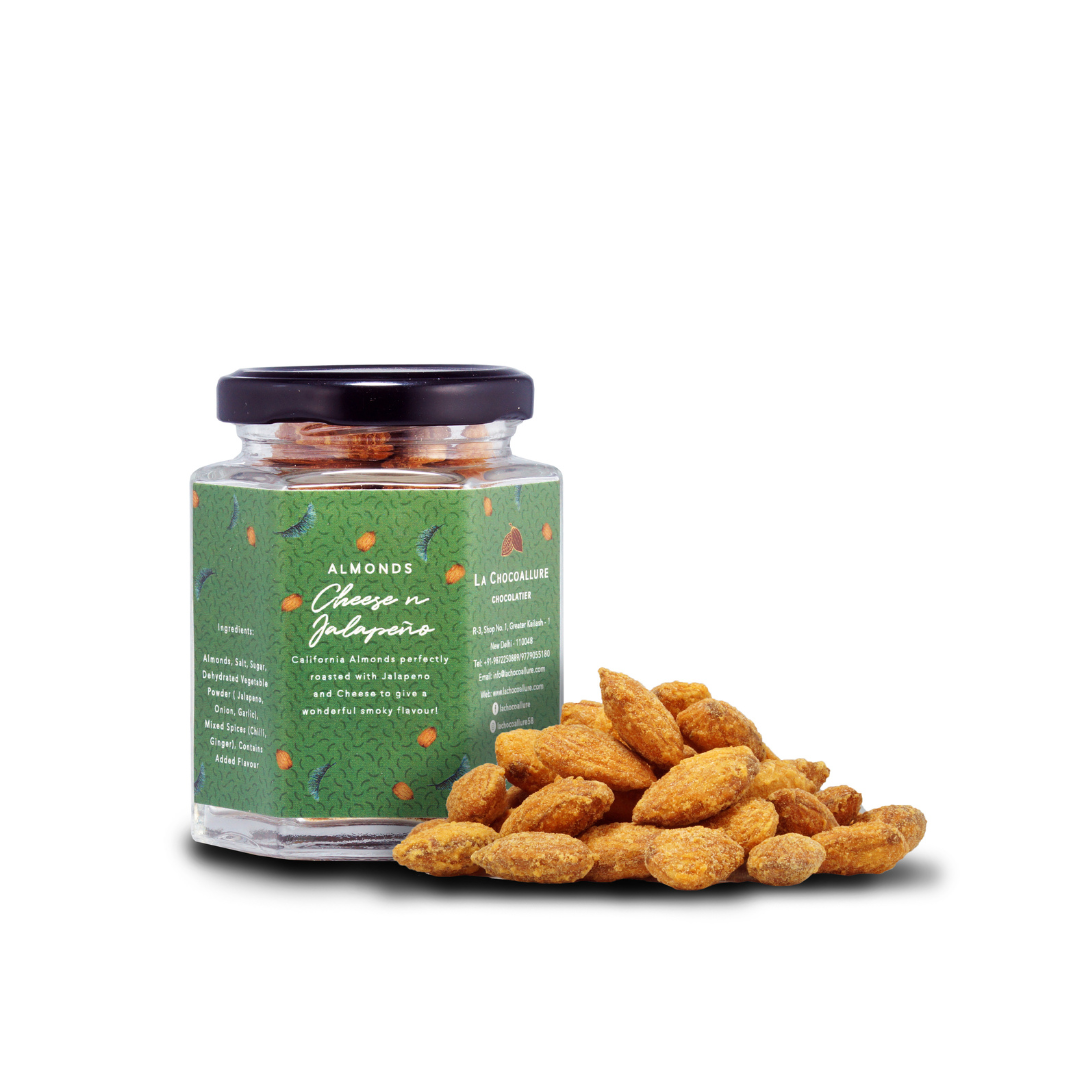 cheese n jalapeno almonds
