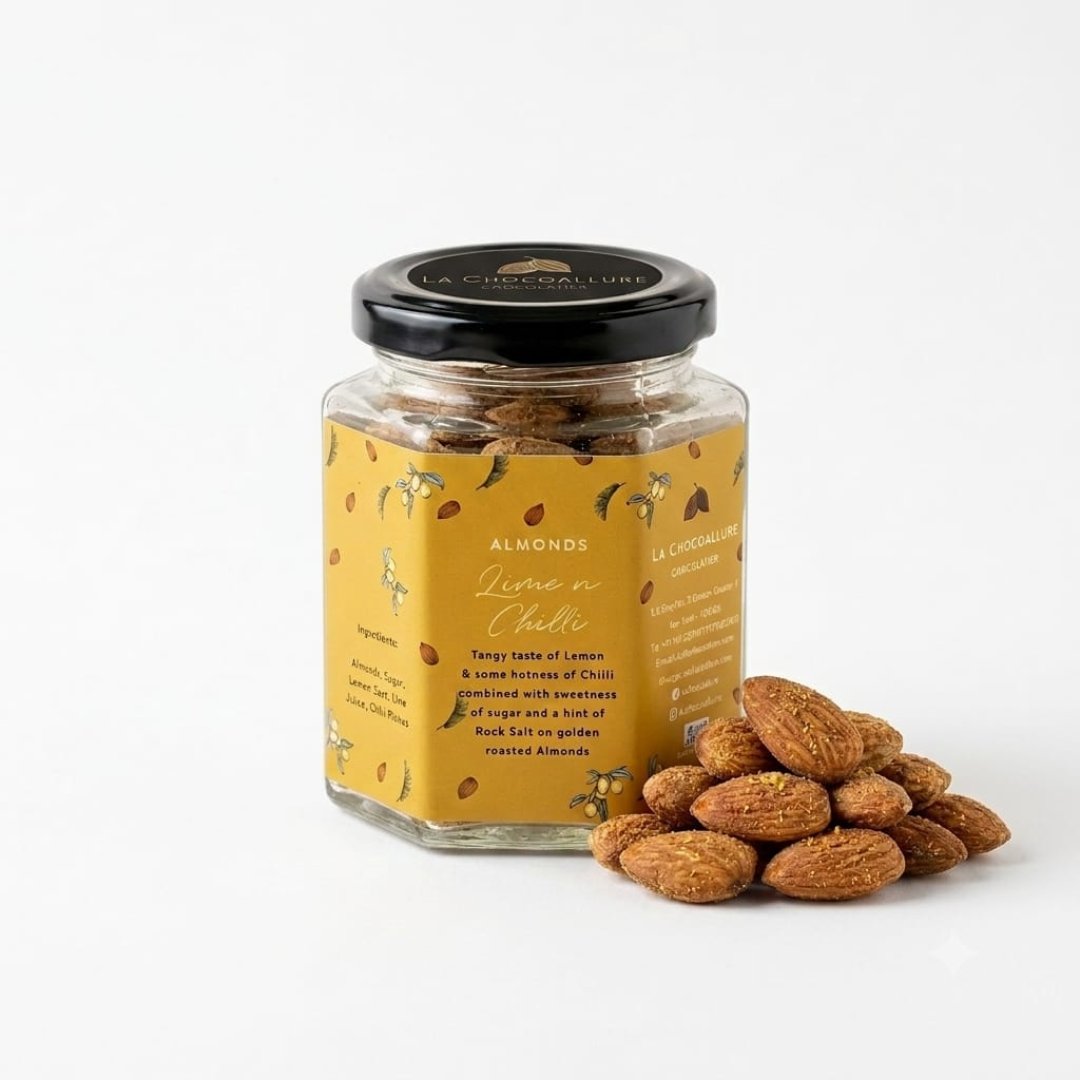 lime n chilli almonds