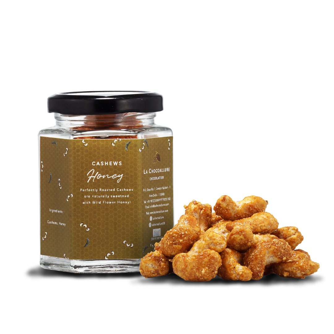 Honey Roasted Cashews – Premium Glazed Cashew Nut Snack