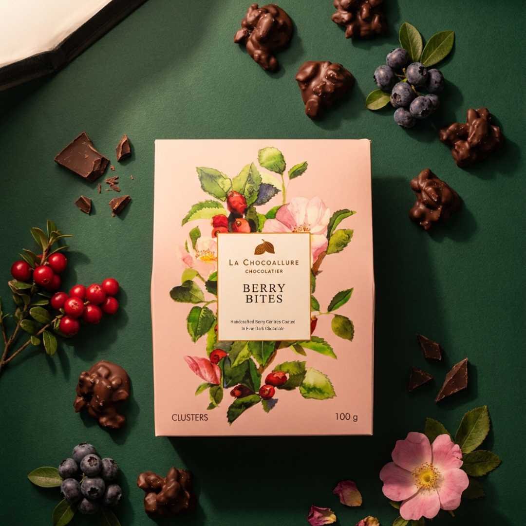 Berry Bites | Cranberry & Blueberry Dark Chocolate Rocks