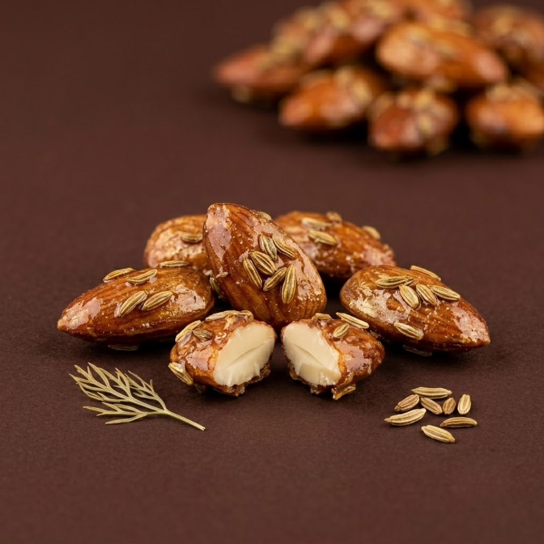 Honey and Fennel Almonds