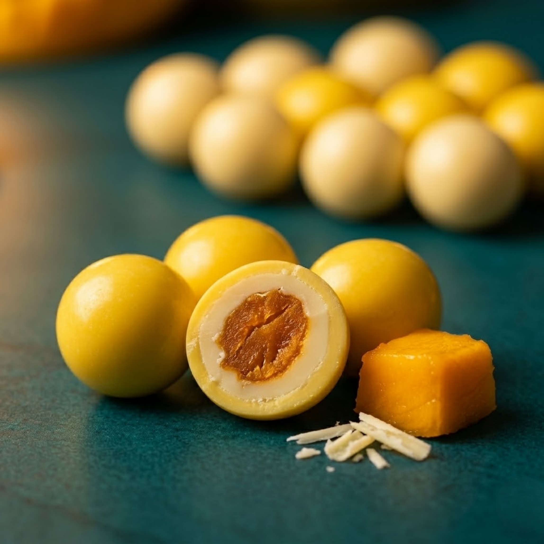 Mango White Chocolate Dragees | Alphonso Mango Chocolate Gift 100g