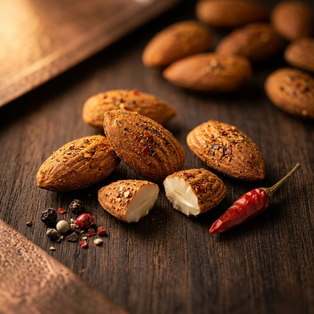 Peppery Almonds