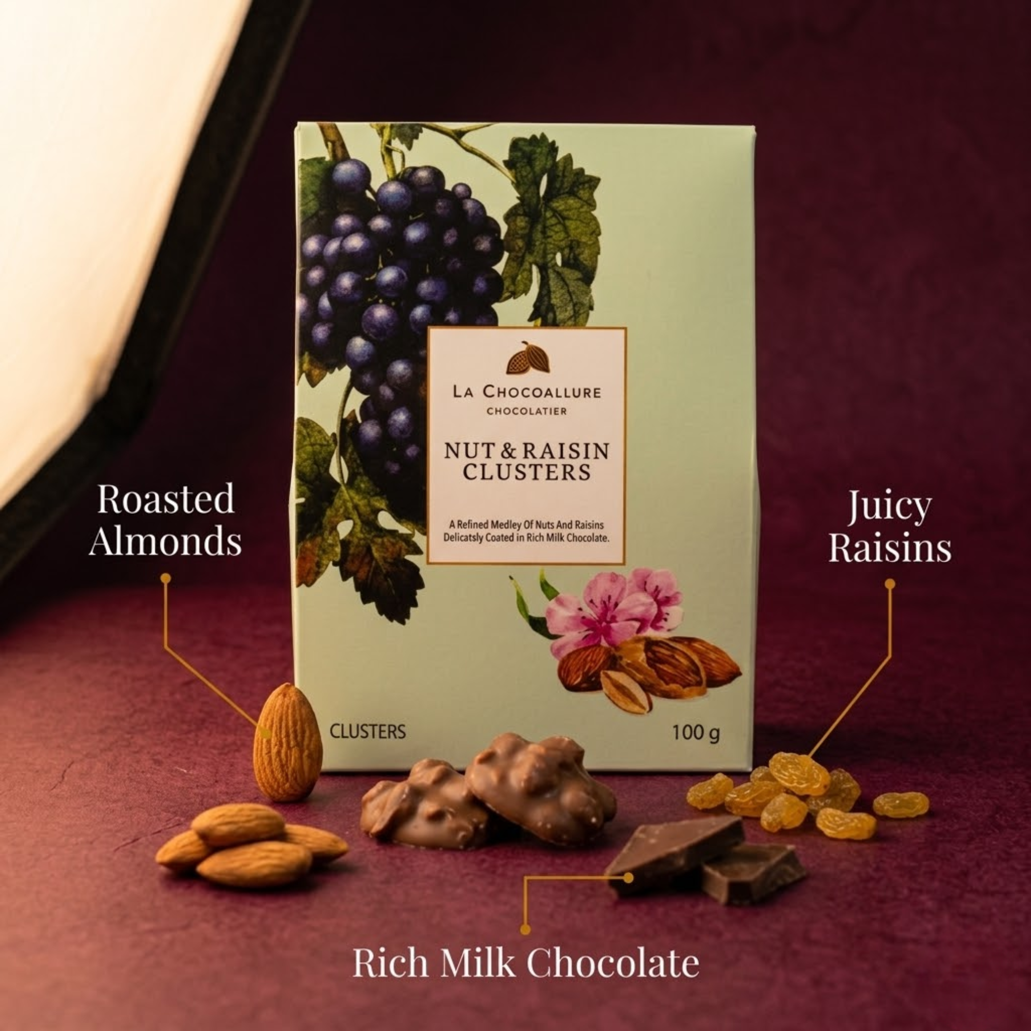 Nut & Raisin Clusters | Fruit and Nut Chocolate Rocks