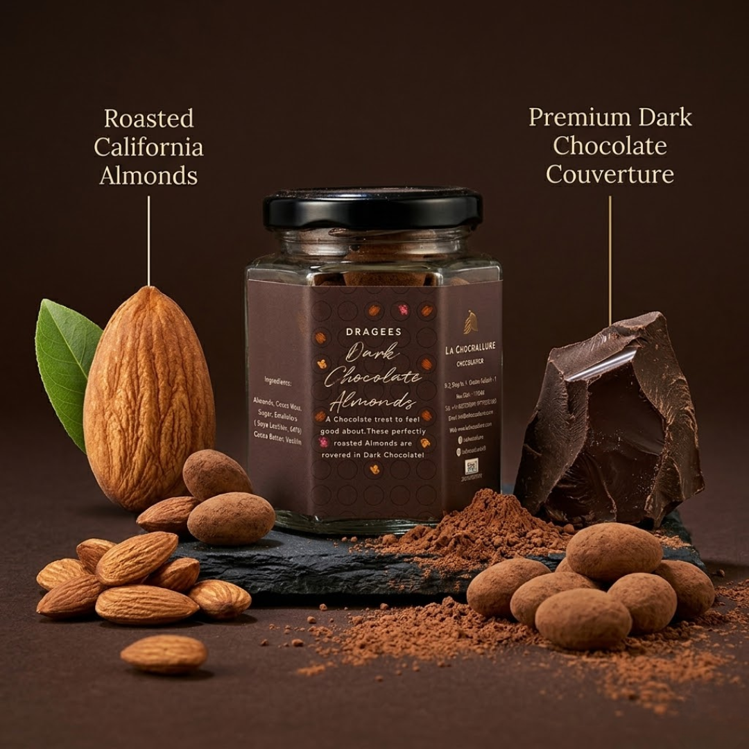 Dark Chocolate Almonds