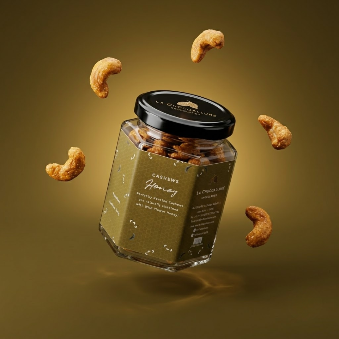 Honey Roasted Cashews – Premium Glazed Cashew Nut Snack