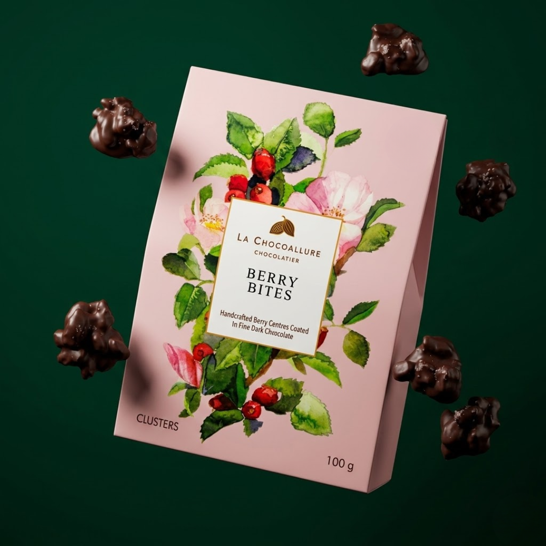Berry Bites | Cranberry & Blueberry Dark Chocolate Rocks