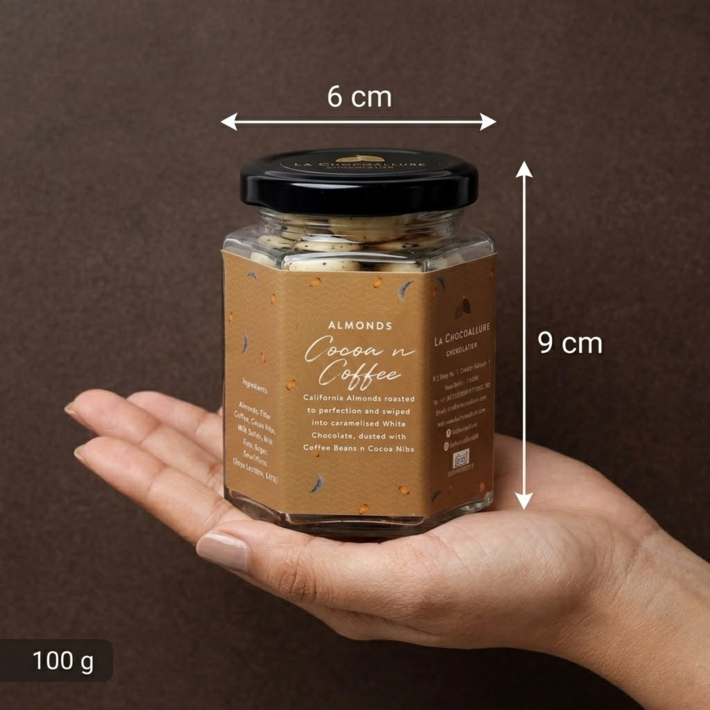 Cocoa & Coffee Almond Dragees | White Chocolate Coffee Almond Gift