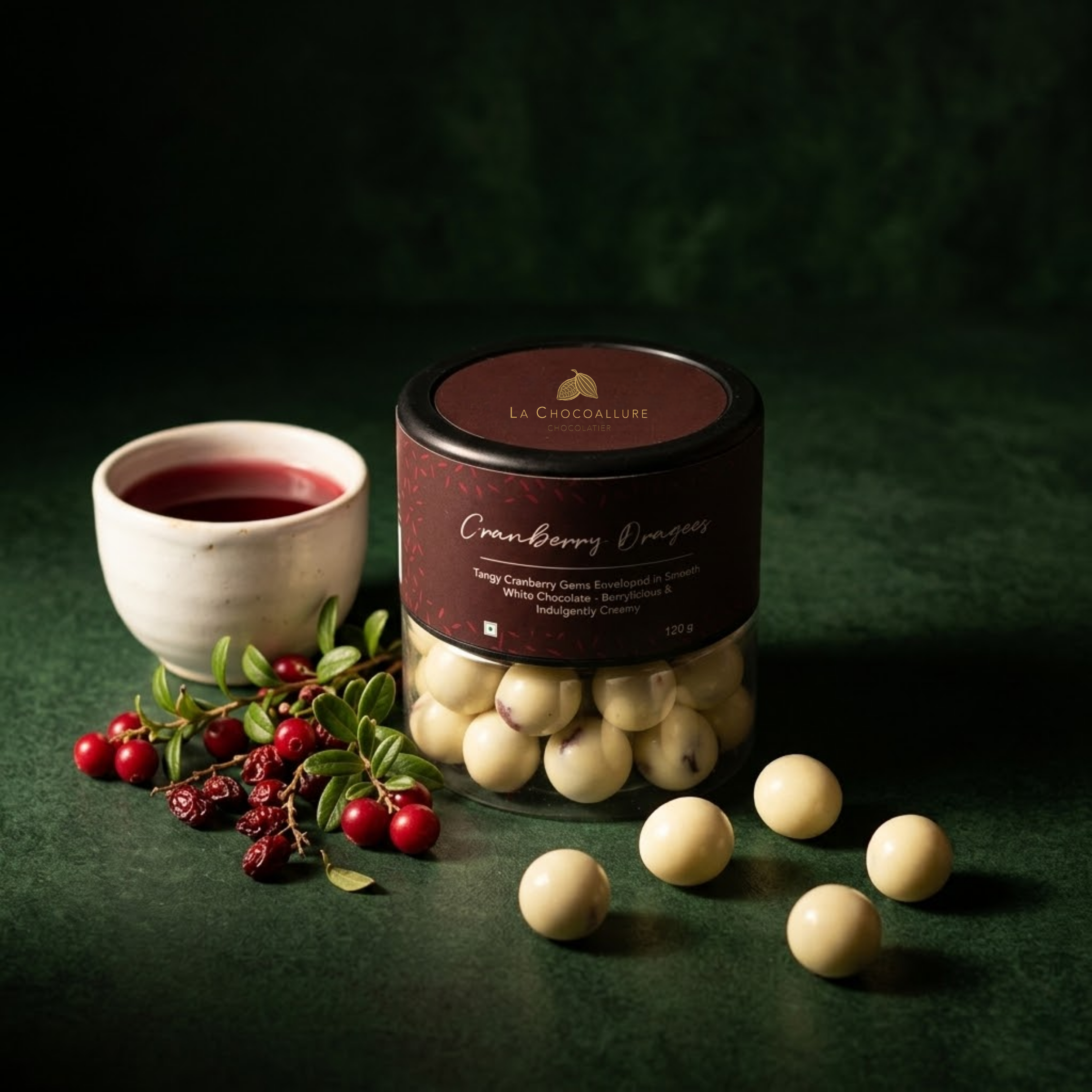 Cranberry Dragees 120 gms