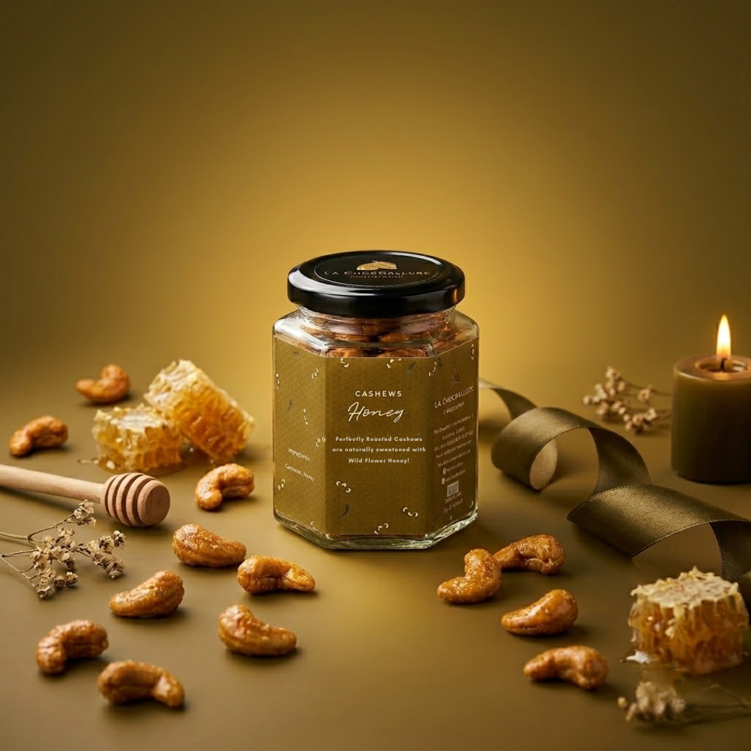Honey Roasted Cashews – Premium Glazed Cashew Nut Snack