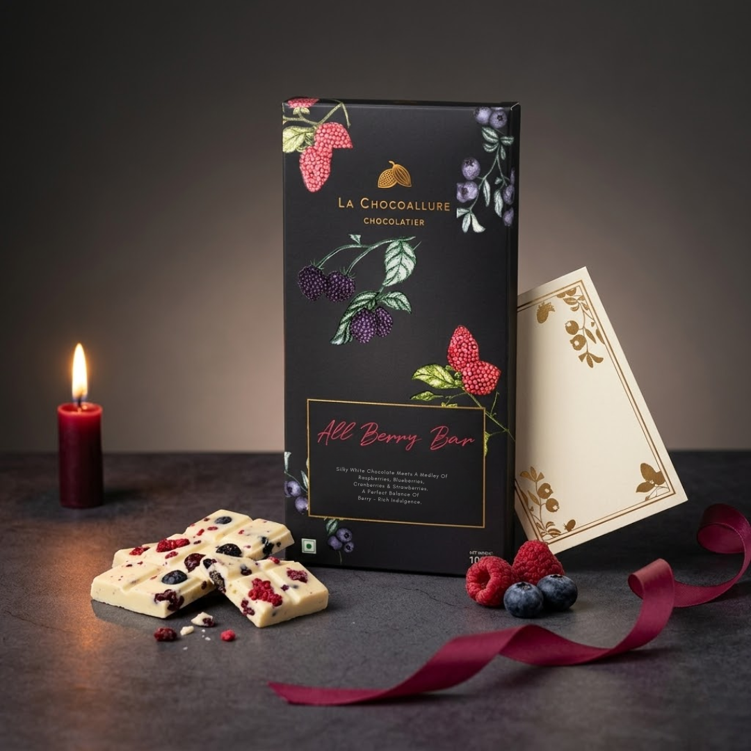 All Berry White Chocolate Bar | Mixed Berries | La Chocoallure