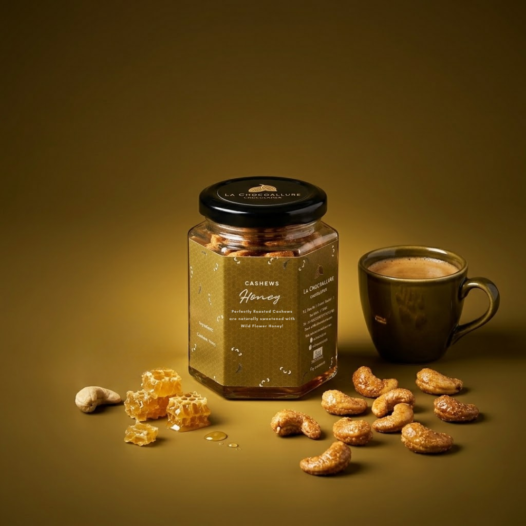Honey Roasted Cashews – Premium Glazed Cashew Nut Snack