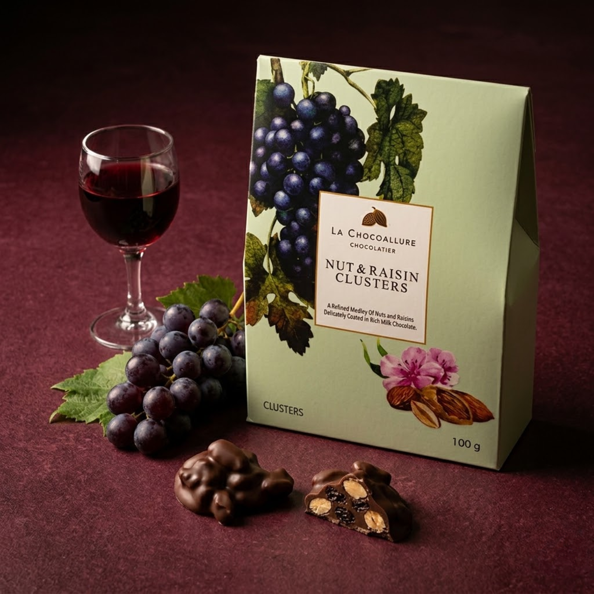 Nut & Raisin Clusters | Fruit and Nut Chocolate Rocks
