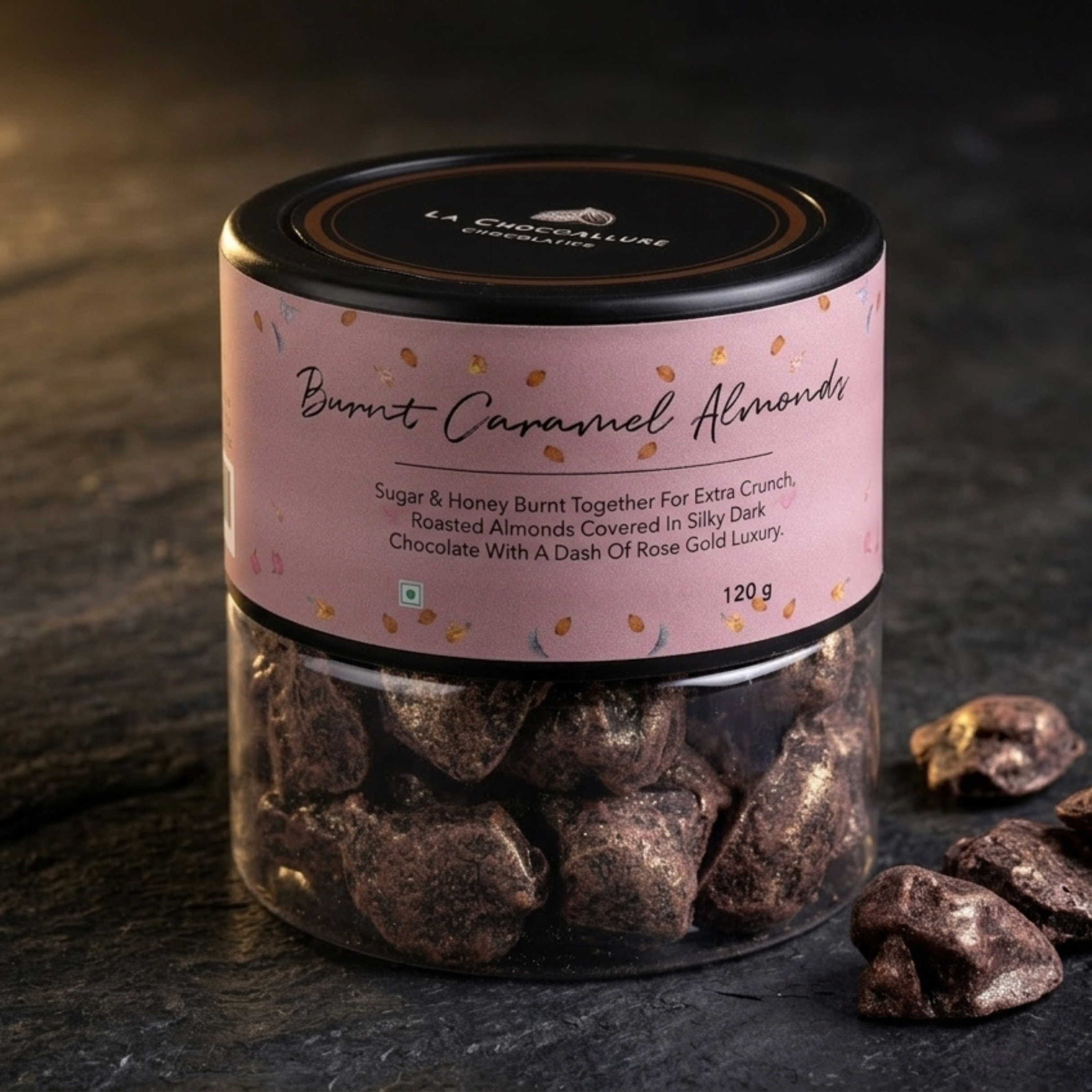 Burnt Caramel Almonds (Rose Gold)