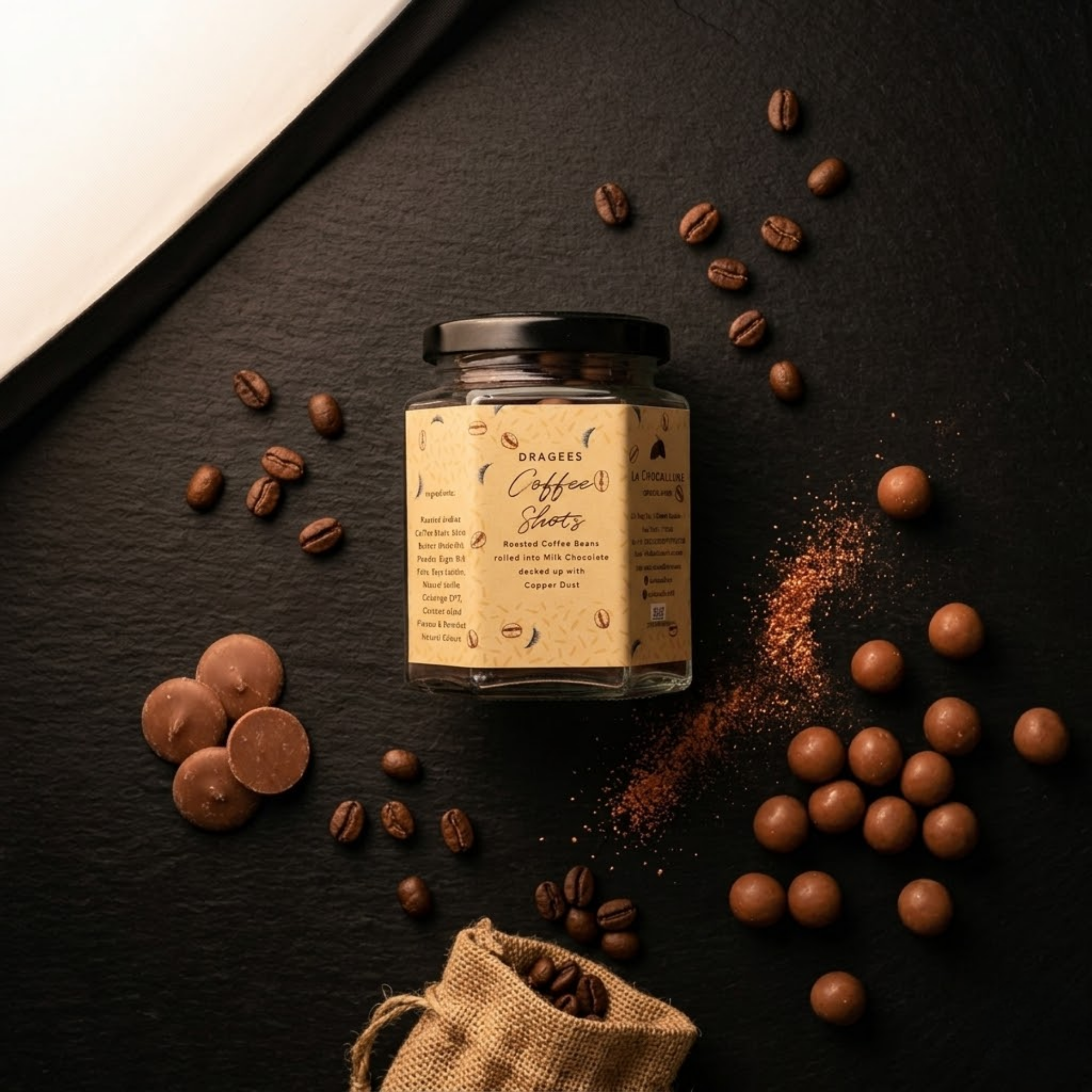 Milk Chocolate Coffee Shots Dragees | Roasted Arabica Coffee Gift
