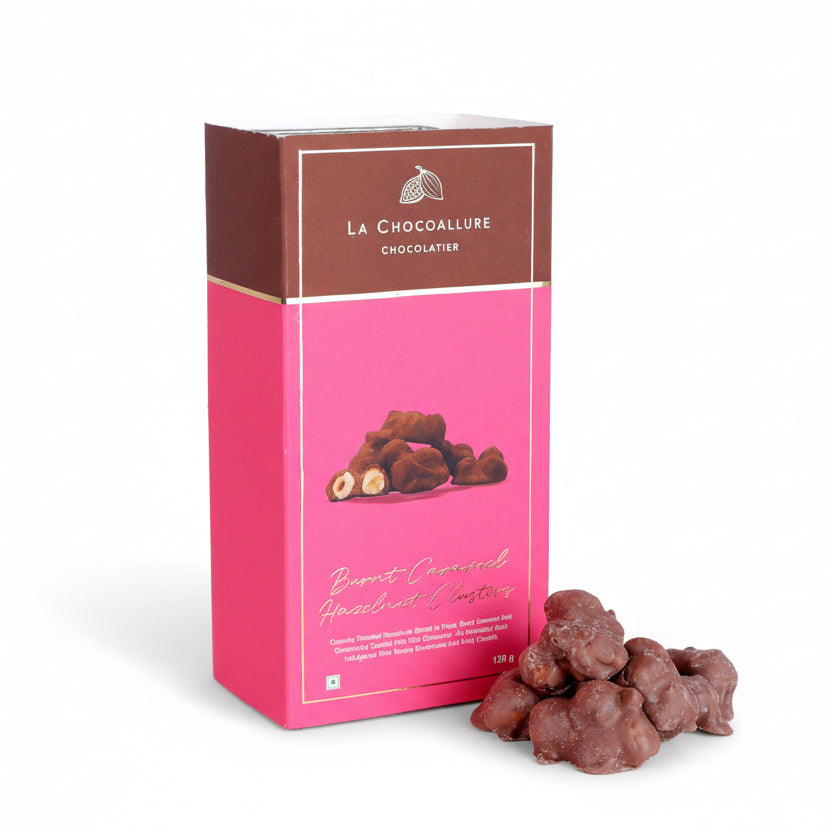 Burnt Caramel Hazelnut Chocolate Clusters