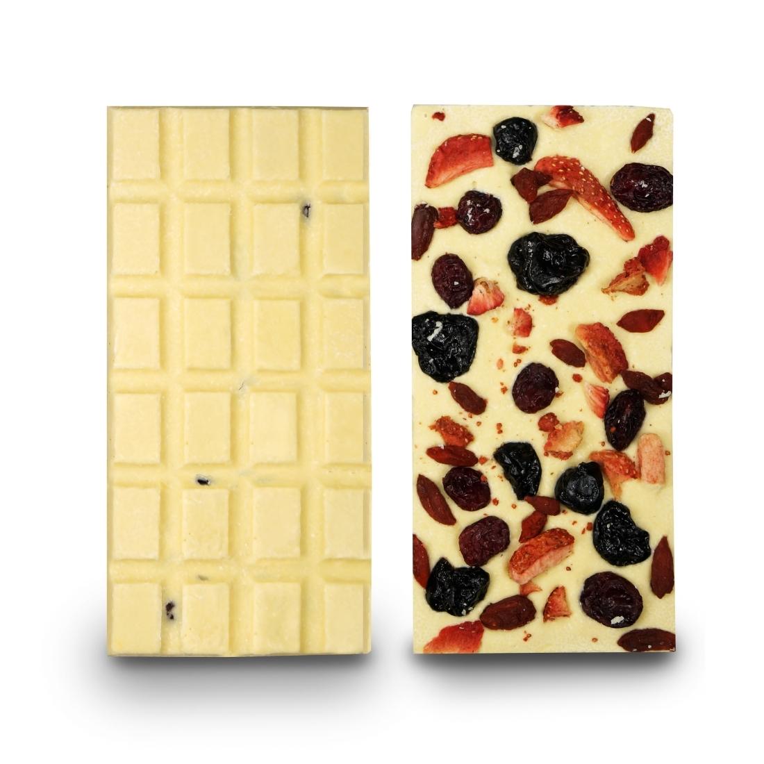 All Berry White Chocolate Bar | Mixed Berries | La Chocoallure